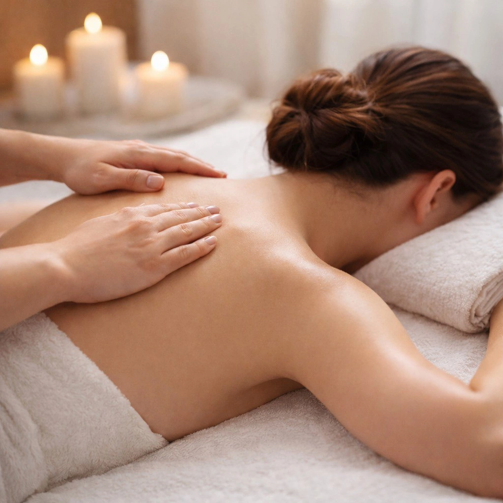 Rücken‑ und Nackenmassage